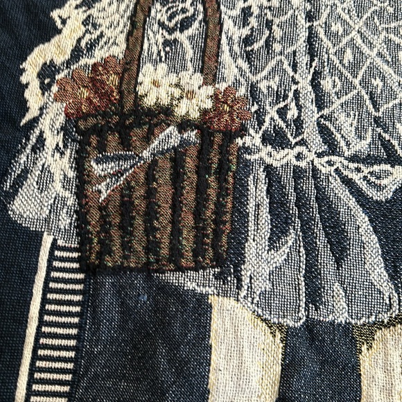 Vintage Tapestry Throw Blanket - Picture 3 of 8